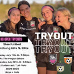 HS Open Tryouts Steel United Watchung Hills NJ Elite